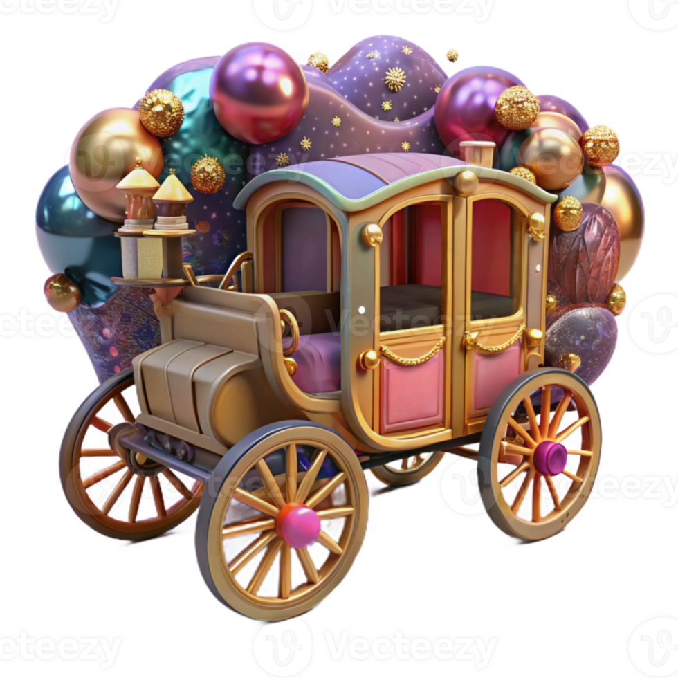 stunning minimalist Historic Carriage Horse Drawn Cutout with Wheels png