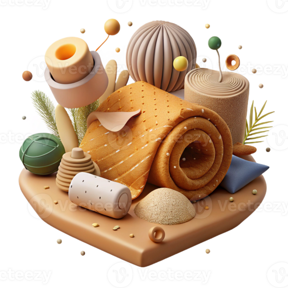 stunning artistic Protecting Hibernation Through Sustainable Practices Cutout Naturalistic Style high resolution png