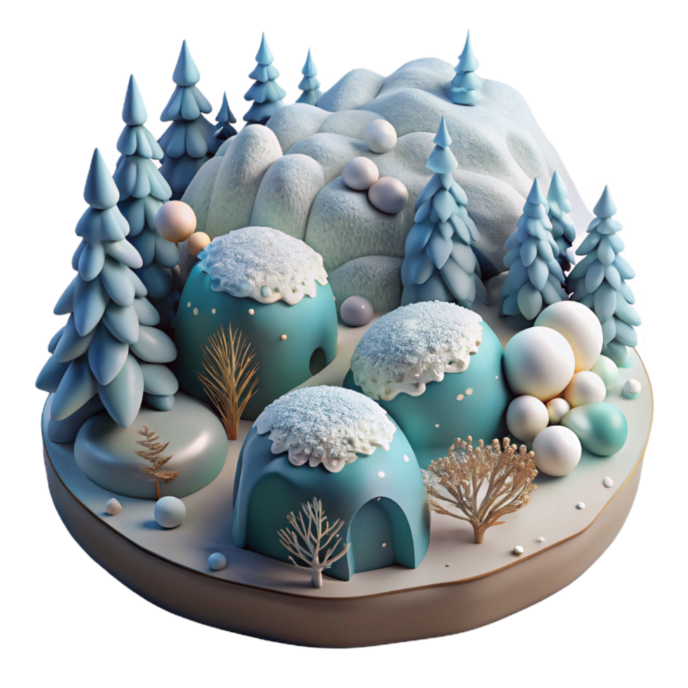 magnificent creative Protecting Winter Habitats Cutout Soft Focus premium png