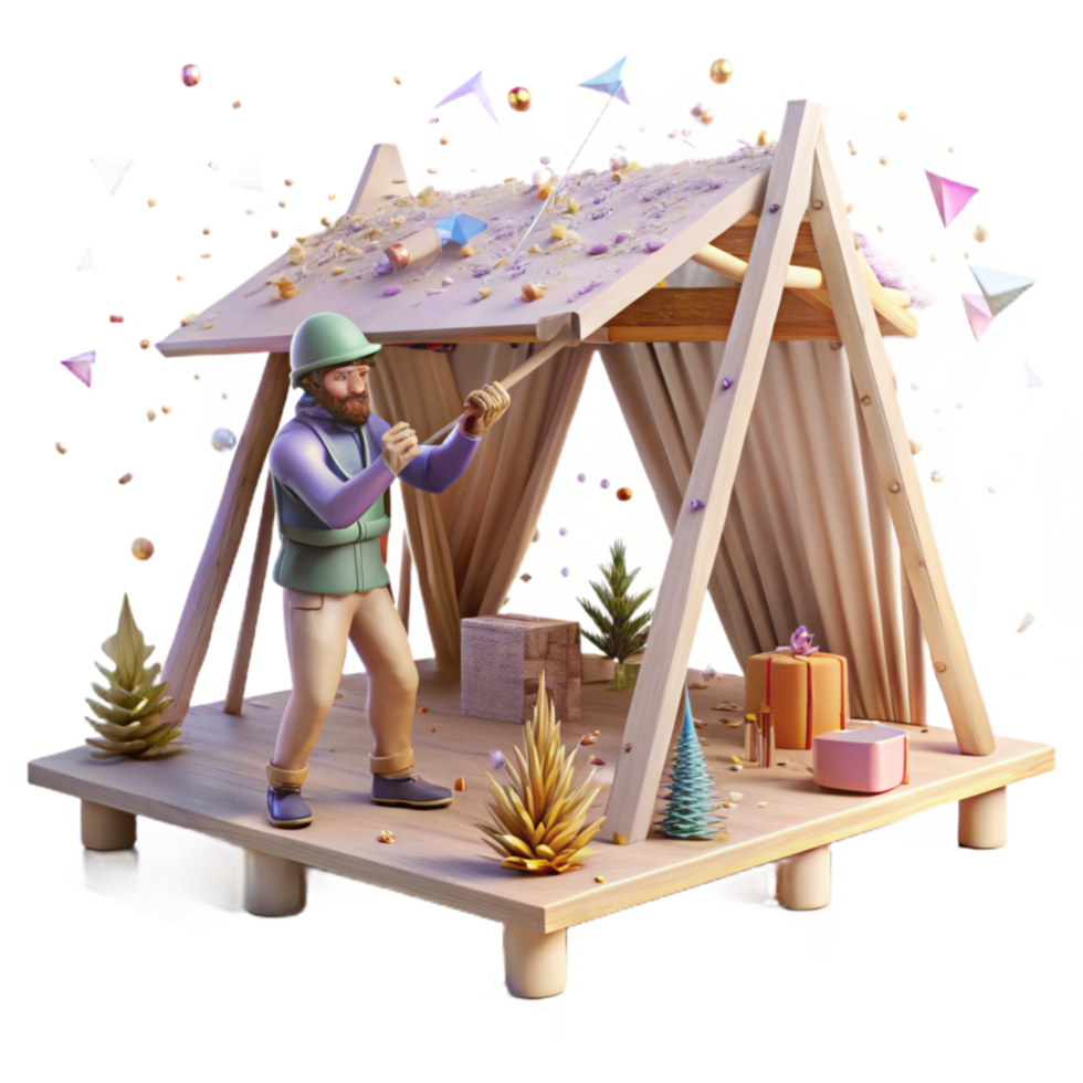extraordinary contemporary Hunter Building Shelter Transparent Element authentic png