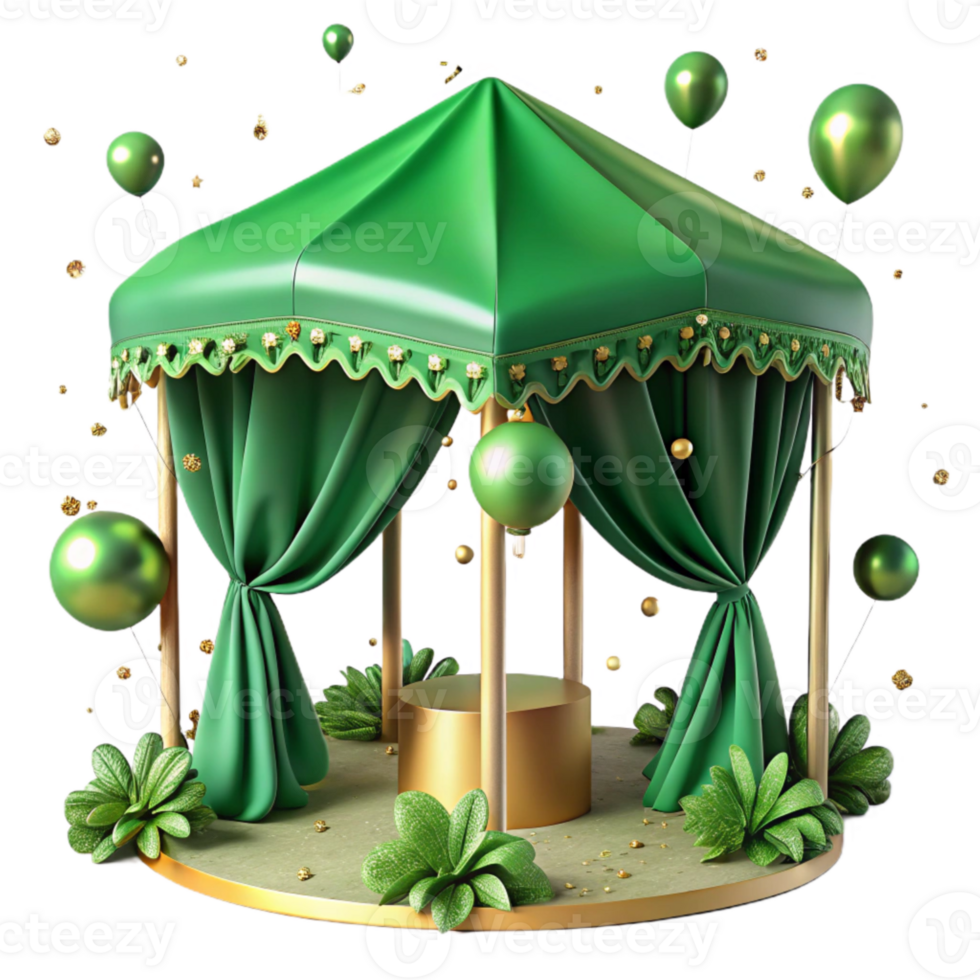beautiful artistic Green Canopy Aerial View Transparent Background professional png