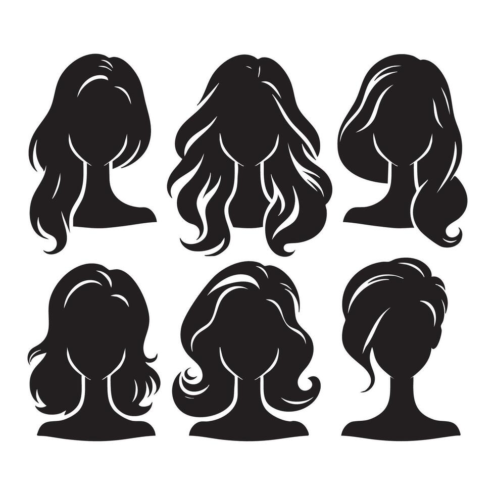 Barbie figure shadows depicted on a white surface vector