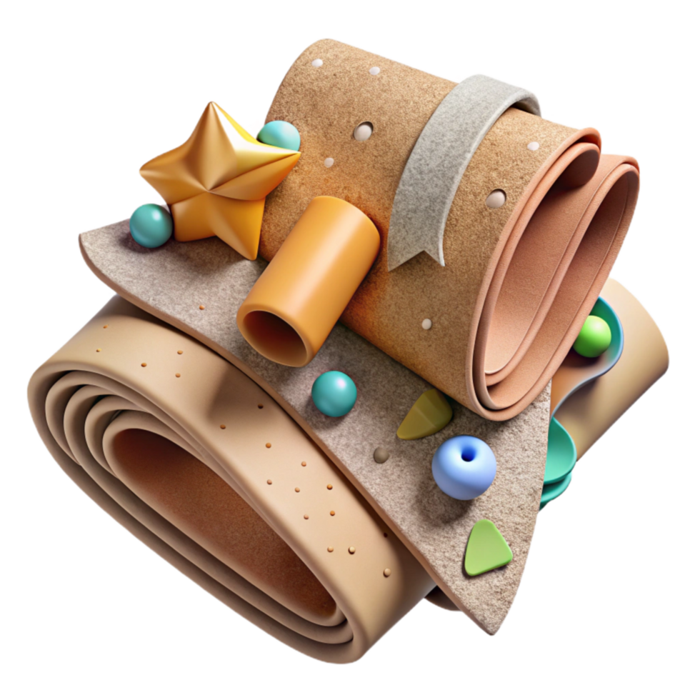 extraordinary artistic Recycled Paper Texture Close Up Cutout professional png