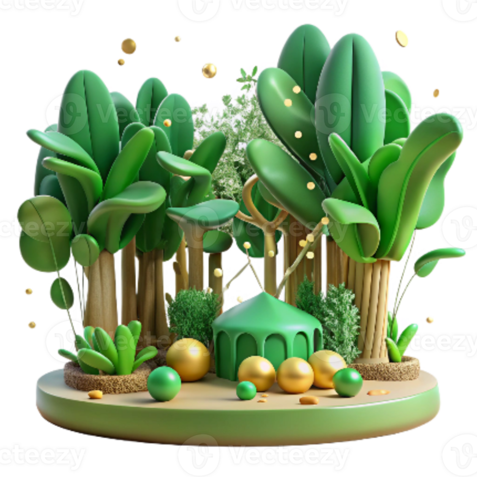 stunning contemporary Mangrove Forest Background Cutout Green Hues png