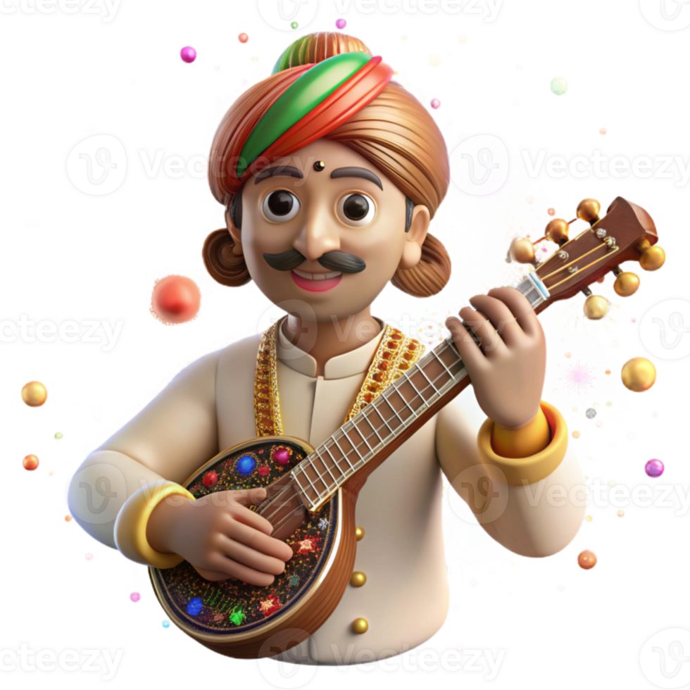 magnificent contemporary Indian Sitar Player Close Up Finger Position Cutout exclusive png