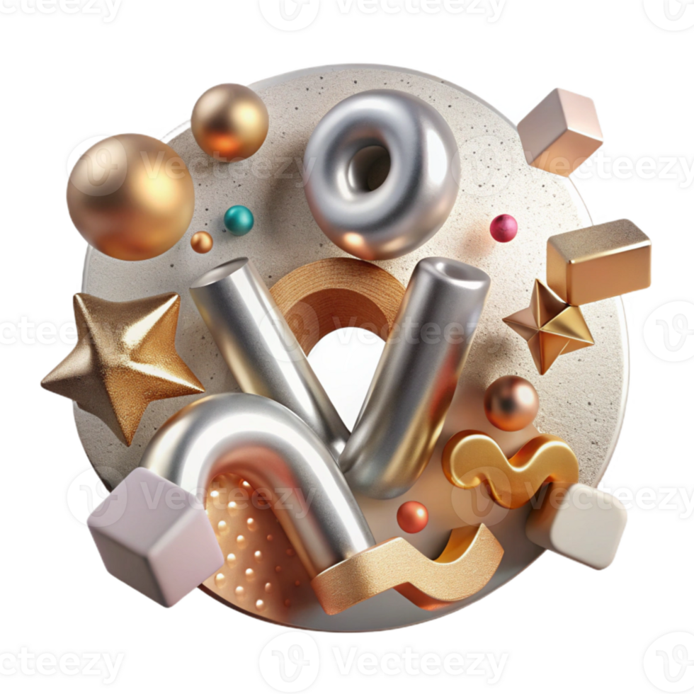 dramatic artistic Metal Stencil with Alphabet Letters Cutout png