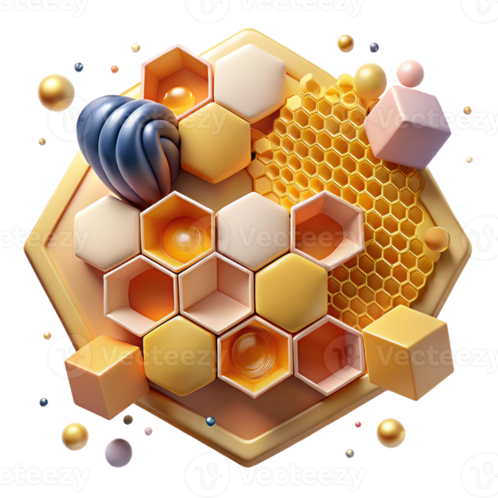 extraordinary classic Honeycomb Pattern Background Transparent Background high quality png