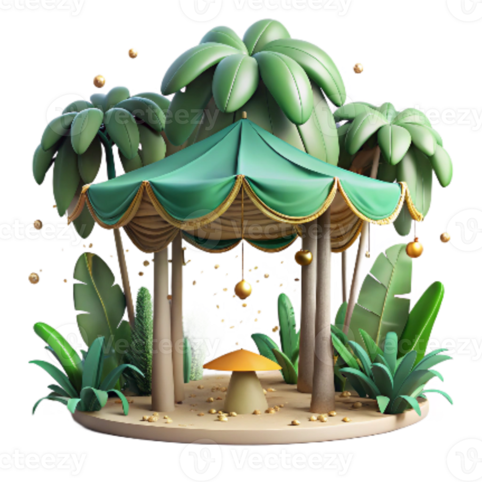 dramatic creative Rainforest Canopy Aerial View Cutout professional png