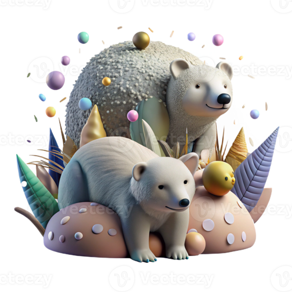 vibrant classic Hibernating Animals and Climate Adaptation Isolated Close Up View genuine png