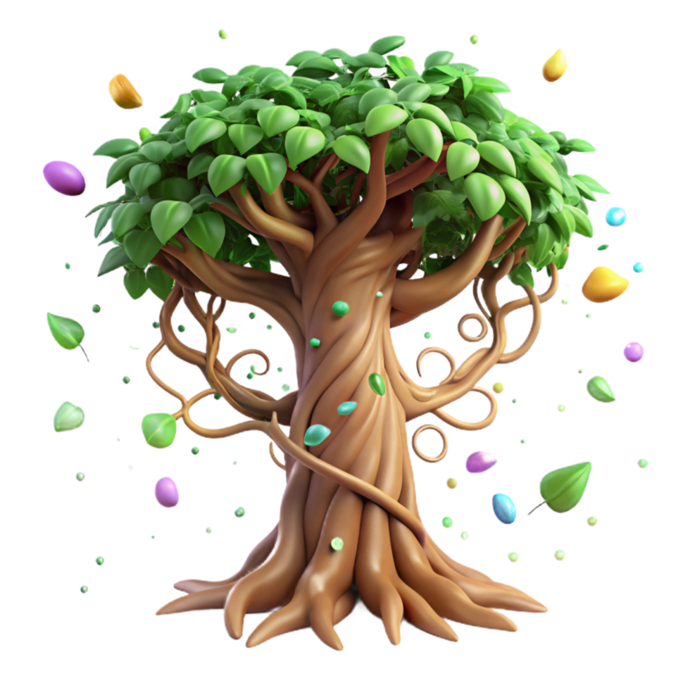 extraordinary rustic Kudzu Vine Smothering Tree Cutout on Transparent Background high resolution png