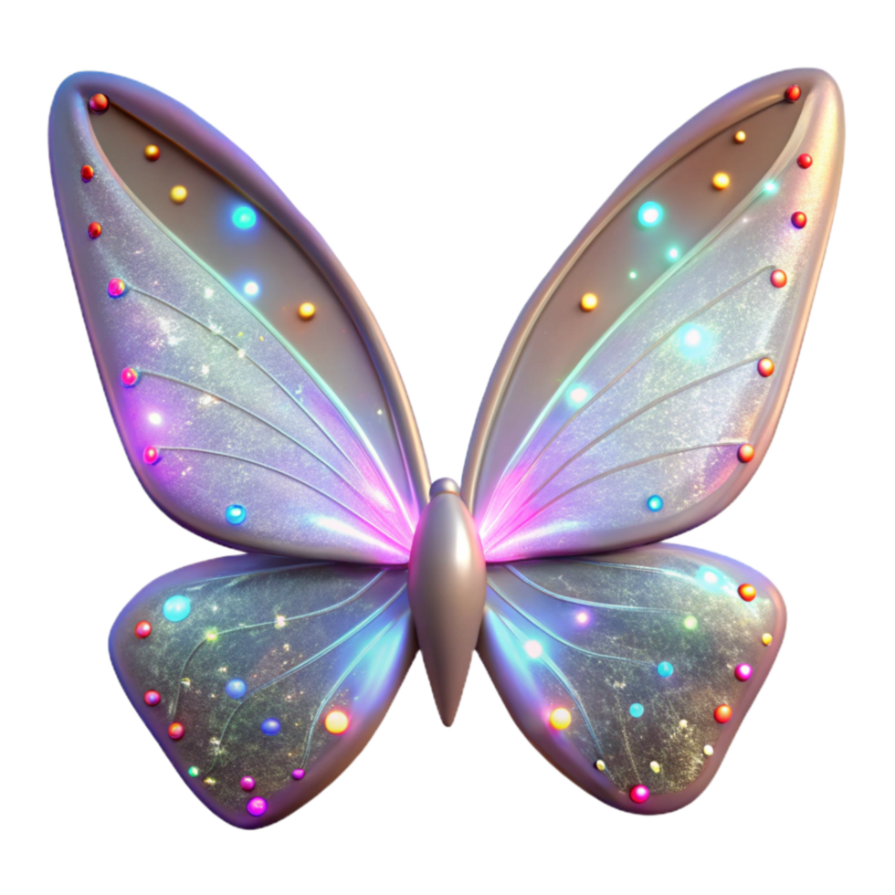 dramatic vintage Moth Wings Illuminated by Artificial Light Transparent Background premium png
