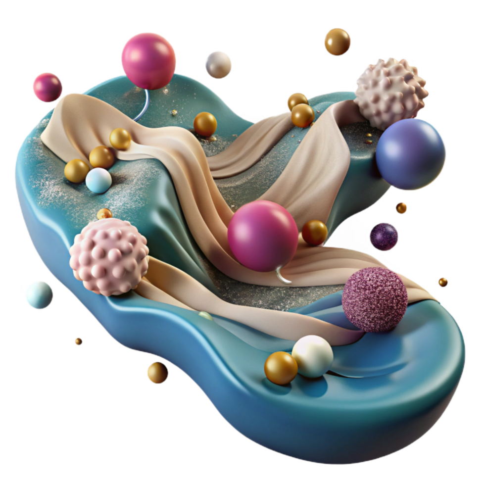 impressive classic Microscopic View of River Water Isolated Element Scientific Analysis authentic png