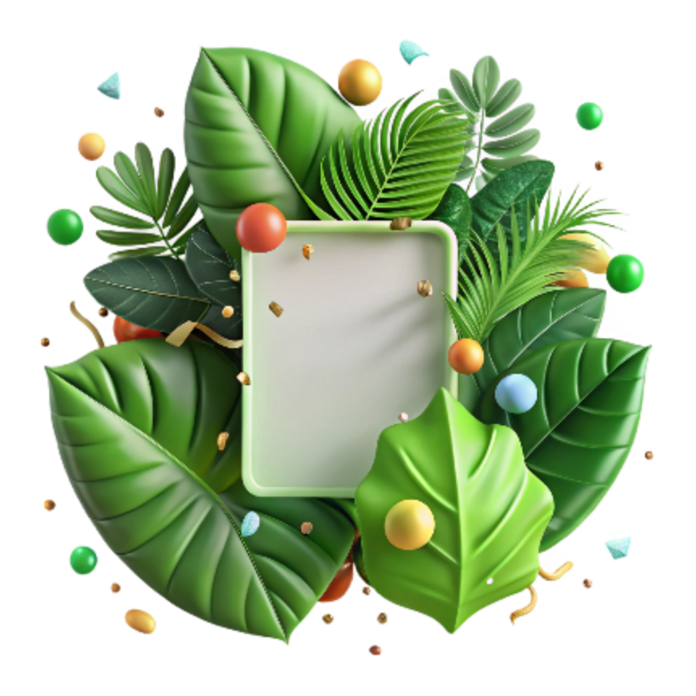 dramatic modern Green Technology Innovation Concept Isolated Element original png
