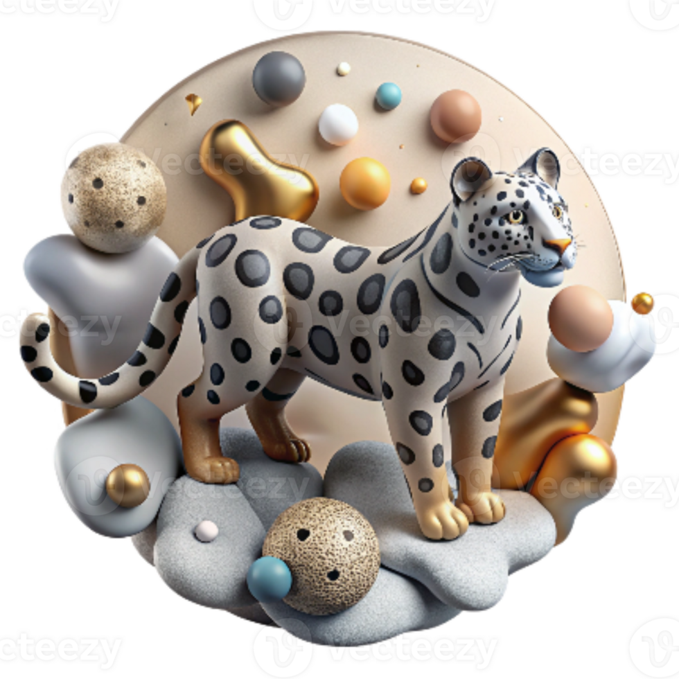 stunning artistic High Angle Drone View of African Wild Dog Cutout genuine png