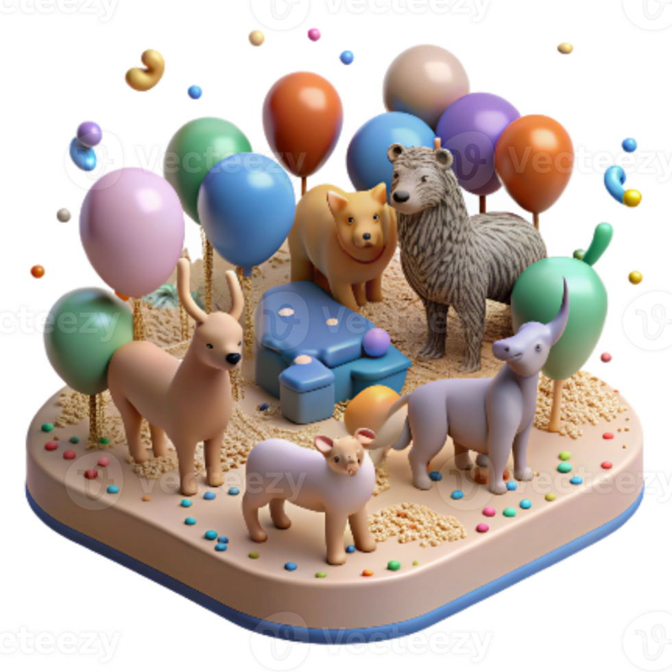 vibrant classic Graphical Representation of Animal Population Density Varied Colors Isolated original png