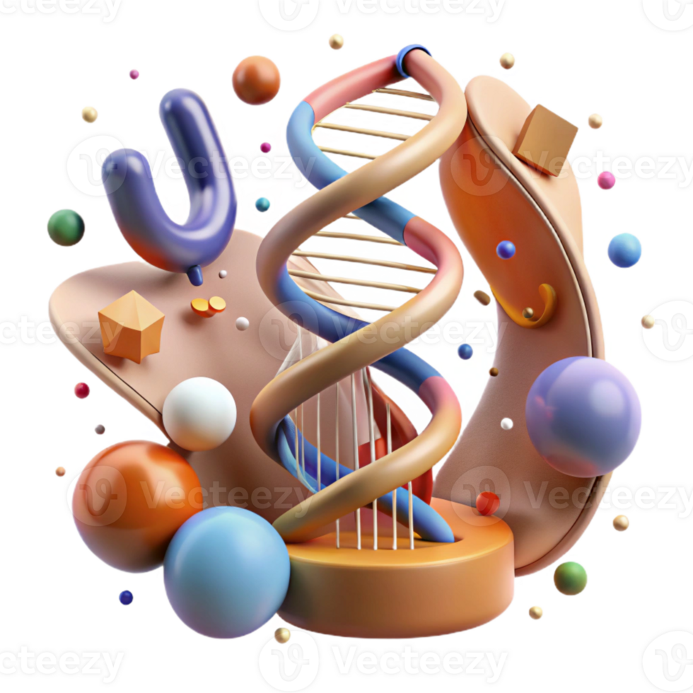 beautiful modern Preserving Genetic Diversity with Ai Isolated professional png