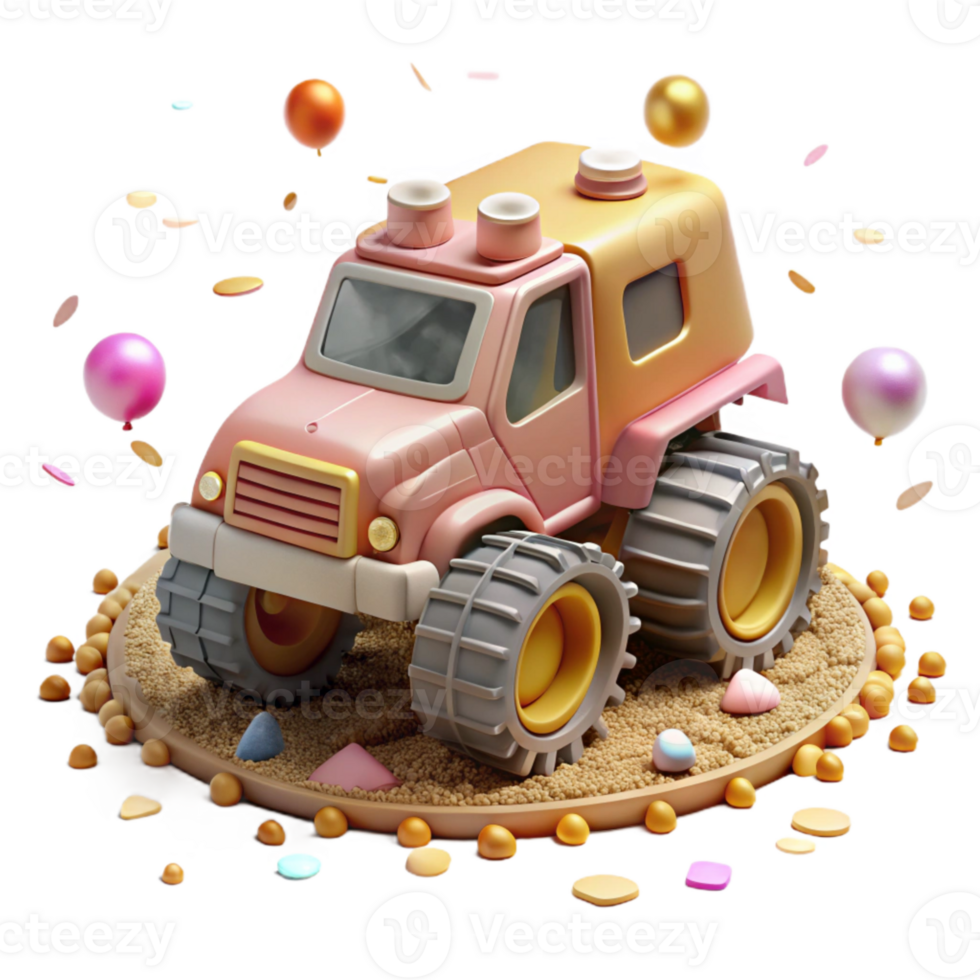 vibrant abstract Poacher Vehicle Tracks Close Up Isolated authentic png