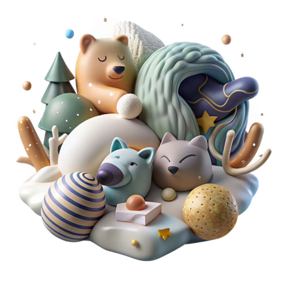 vibrant contemporary Protecting Hibernating Animals Worldwide Cutout Soft Focus high resolution png