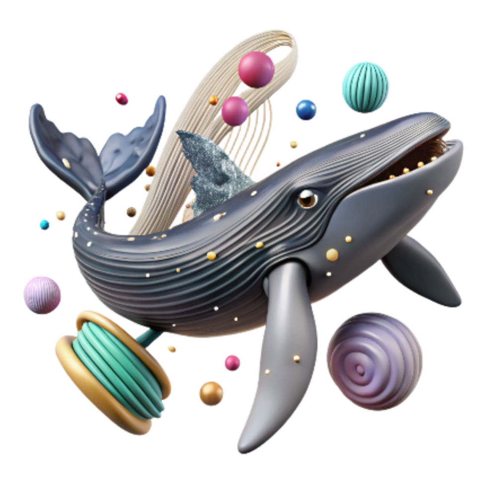 stunning classic Humpback Whale Song Visualization with Noise Interference Transparent Background high resolution png