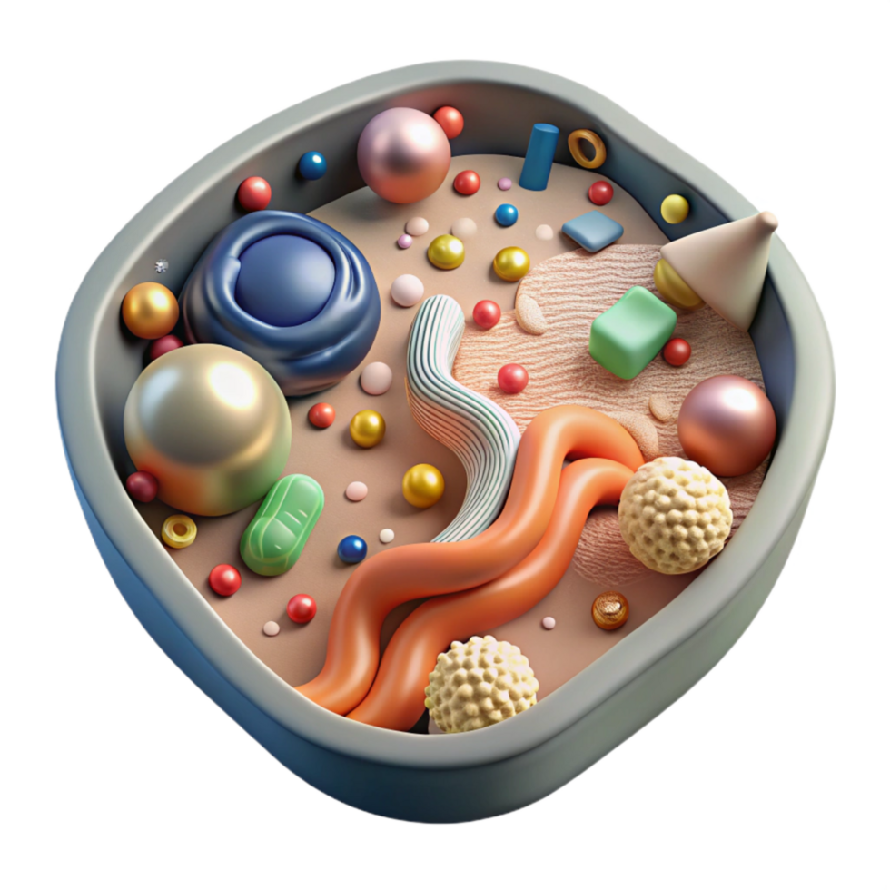 extraordinary rustic Microplastics in Fish Stomach Isolated Transparent Background Scientific Illustration detailed png
