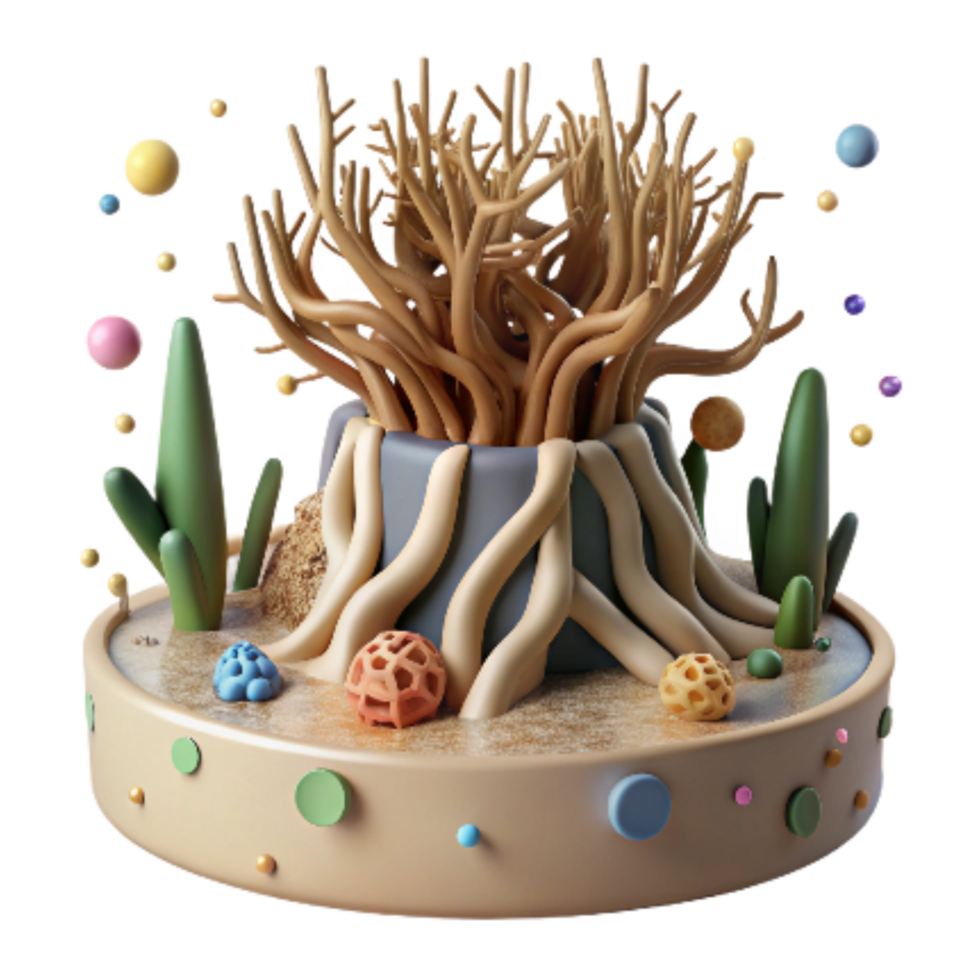 wonderful rustic Intricate Mangrove Root System Isolated Element high resolution png