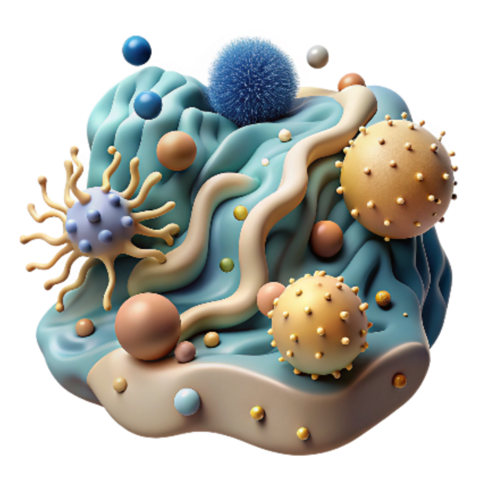 stunning classic Microscopic Water Organisms Cutout Isolated professional png
