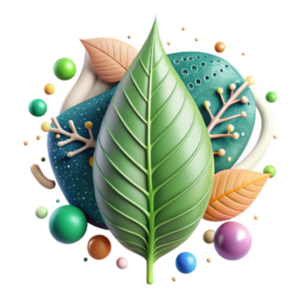 magnificent minimalist Plant Leaf Structure Diagram Isolated Cutout genuine png