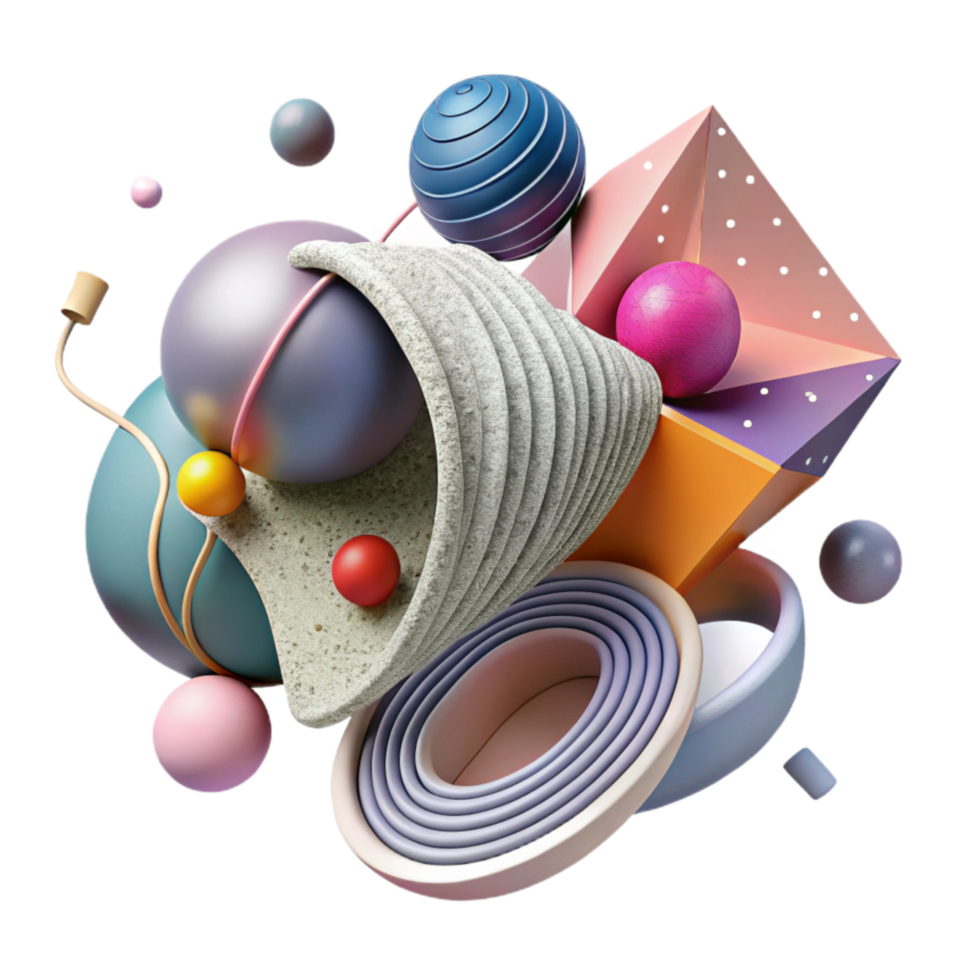 impressive modern Modern Art Perspective Experimentation Cutout exclusive png