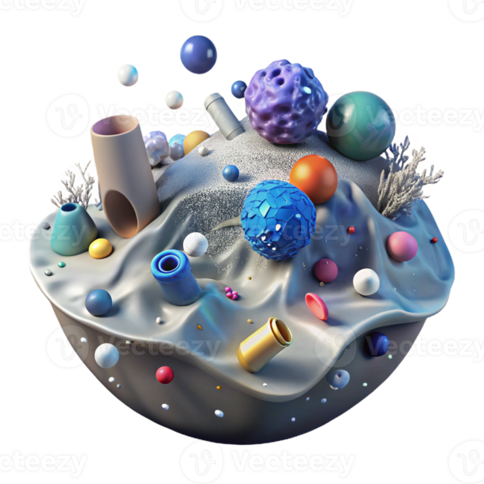 impressive classic Ocean with Plastic Pollution Transparent professional png
