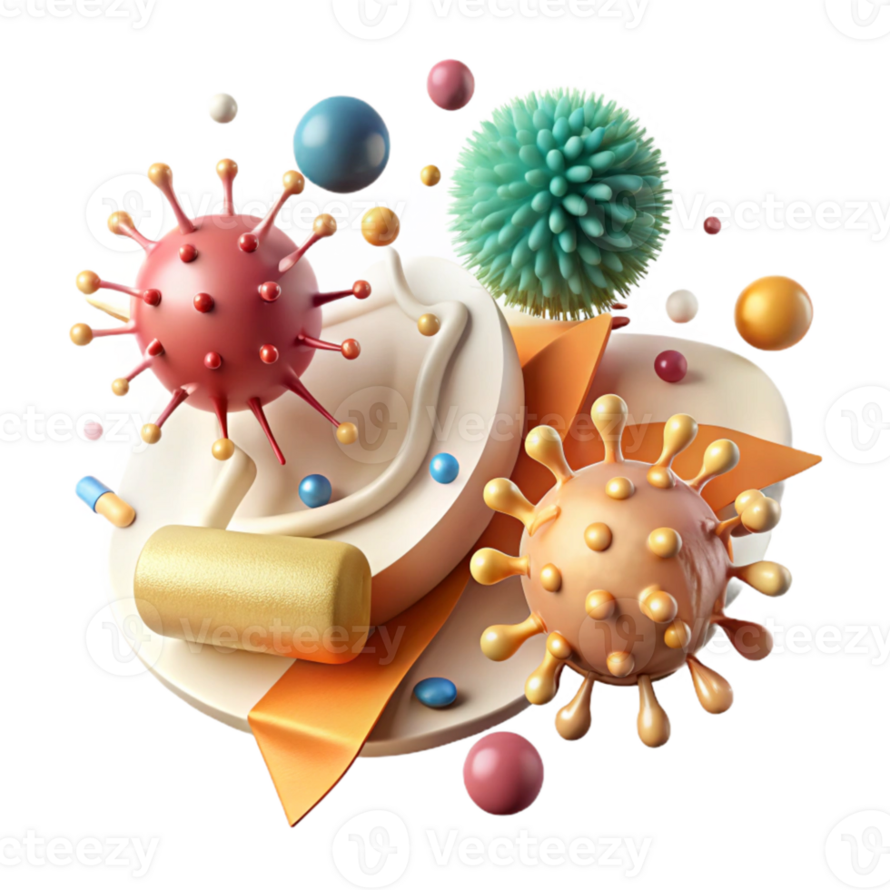vibrant creative Realistic Mosquito Bite Illustration Isolated detailed png