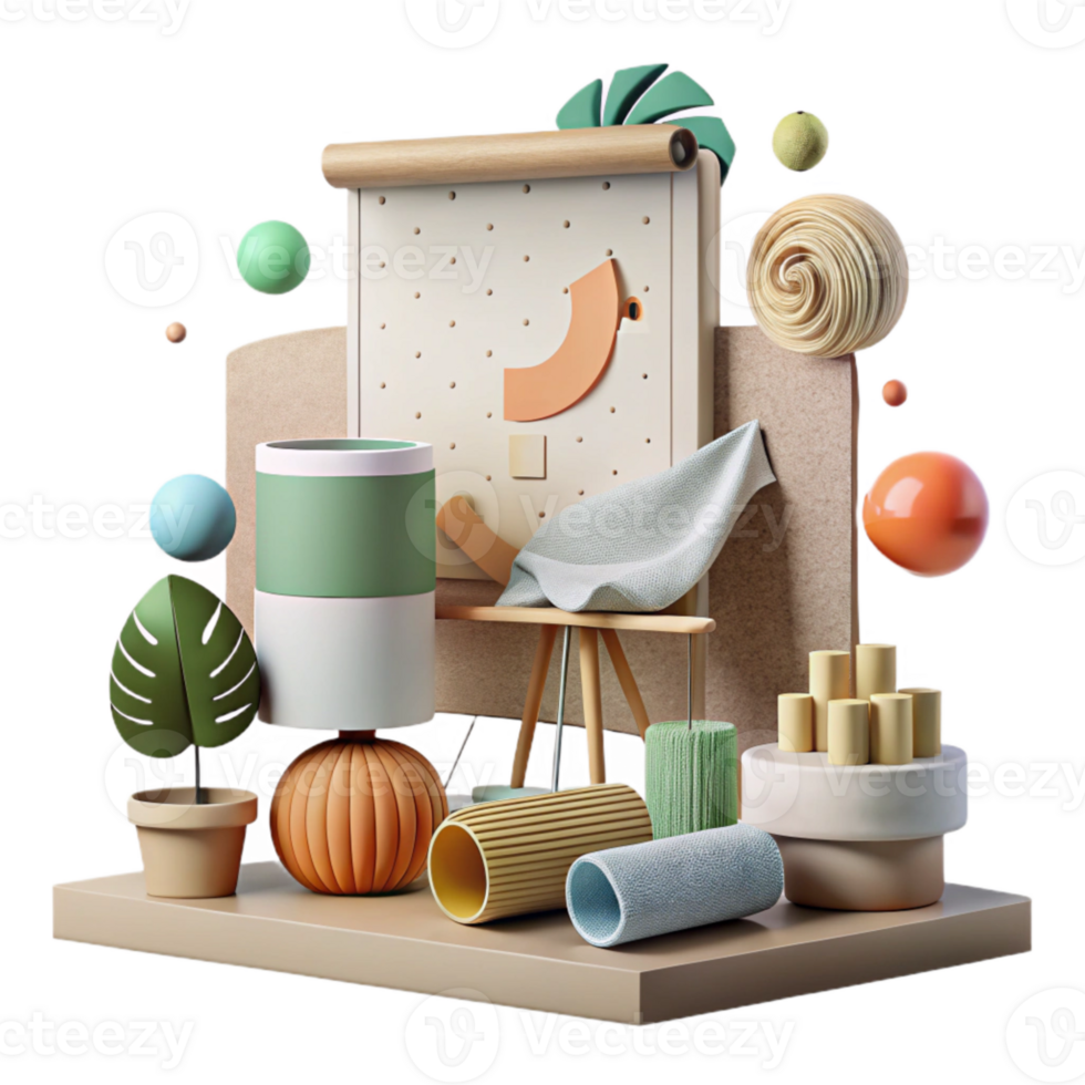 magnificent creative Presentation on Sustainable Practices Cutout high quality png