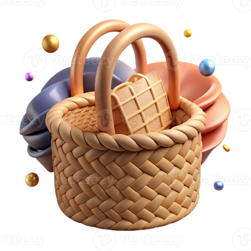 extraordinary classic Handcrafted Basket Woven Texture Isolated high quality png