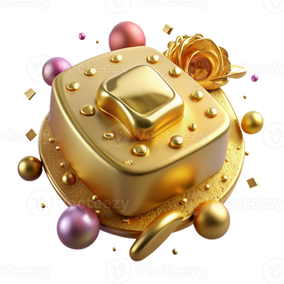 dramatic contemporary Incan Gold Artifact Detail Isolated original png