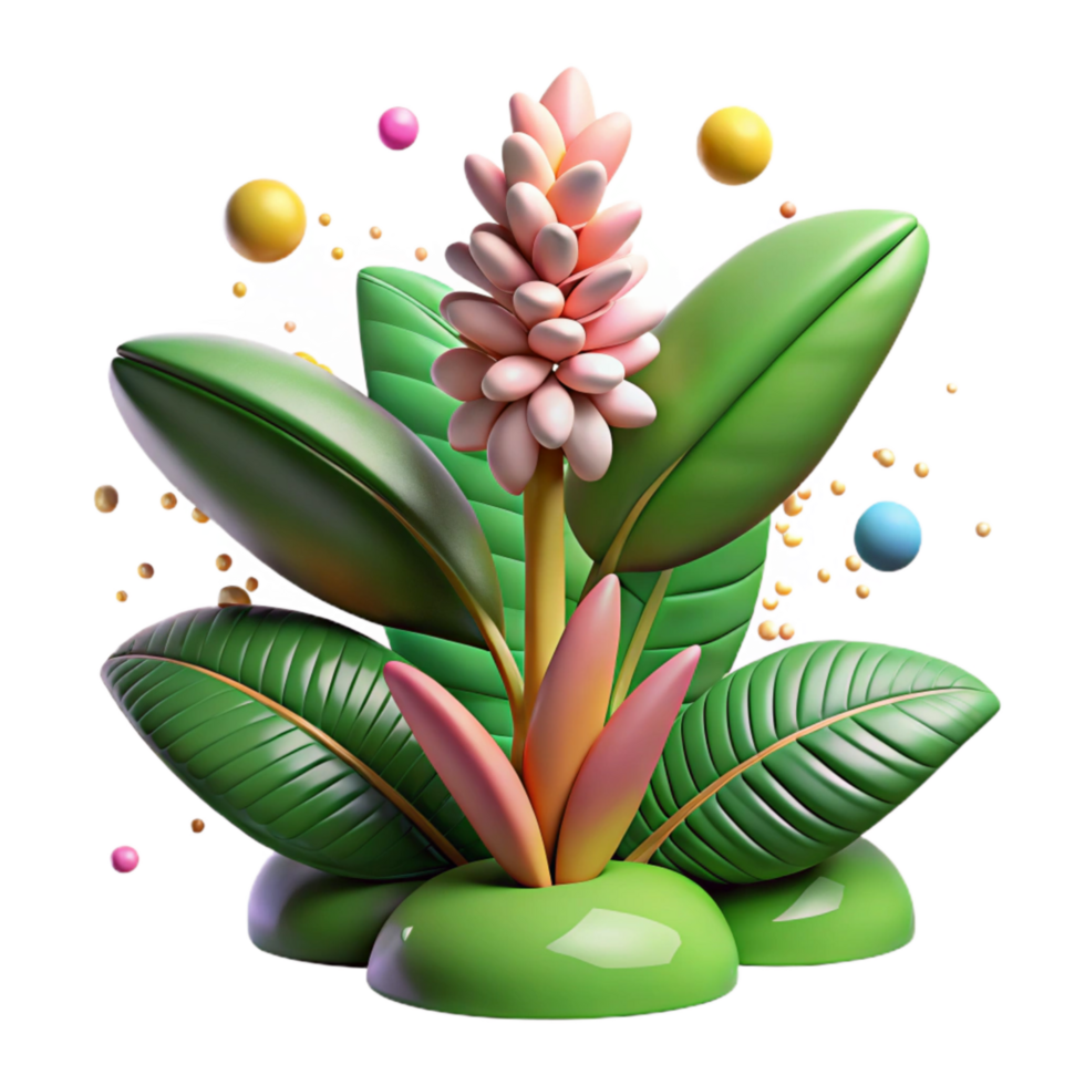 extraordinary vintage Miconia Calvescens Overtaking Rainforest Isolated Cutout png
