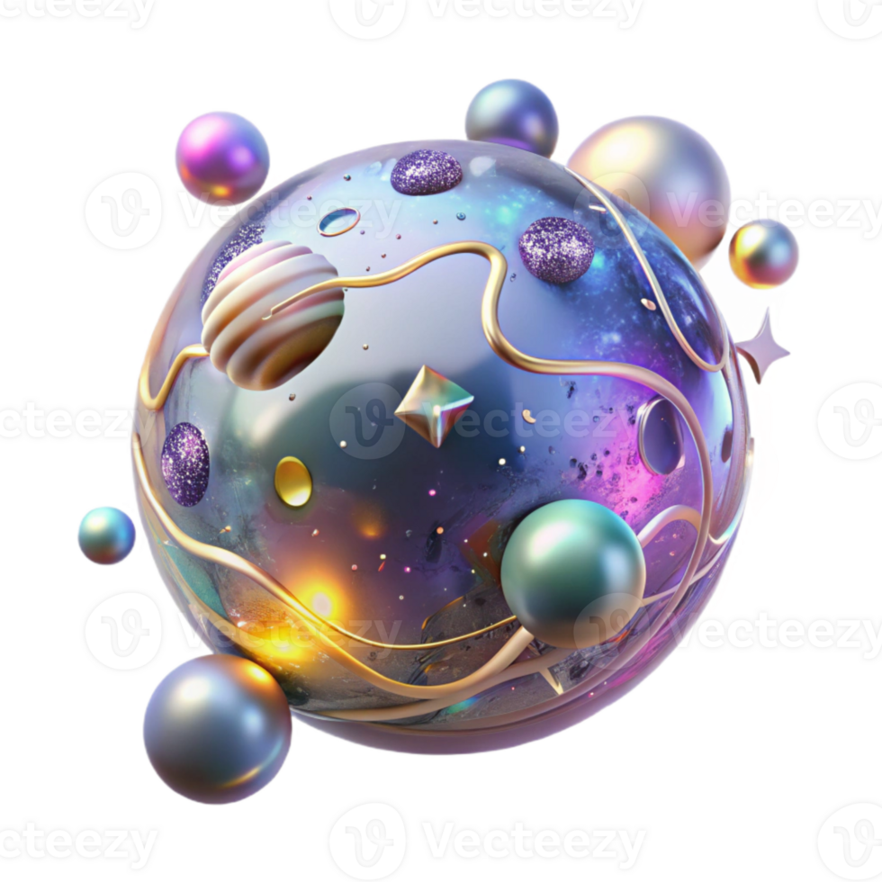 extraordinary creative Glowing Orb Representing Consciousness Transparent png