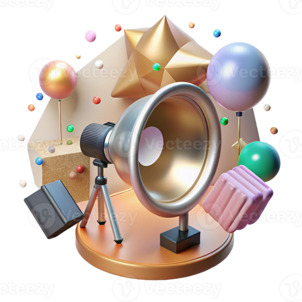 extraordinary vintage Reflector Lighting Photography Cutout detailed png