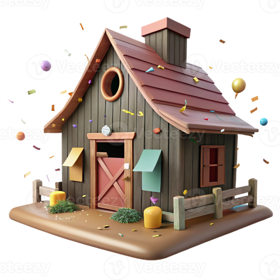 elegant abstract Historic Farmhouse Rustic Style Isolated Element exclusive png