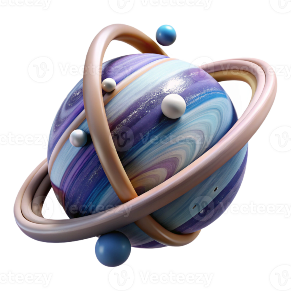 stunning traditional Planet Rings Isolated with Detailed Texture exclusive png