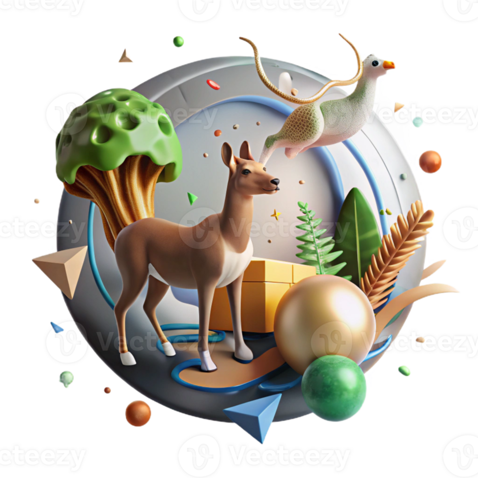 stunning rustic Inspiring Action for Animal Conservation Cutout authentic png