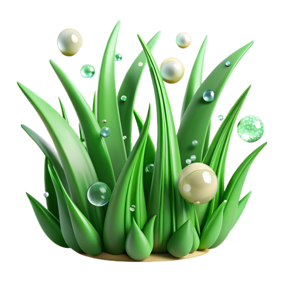 extraordinary contemporary Green Grass Blades Dew Drops Transparent Background exclusive png