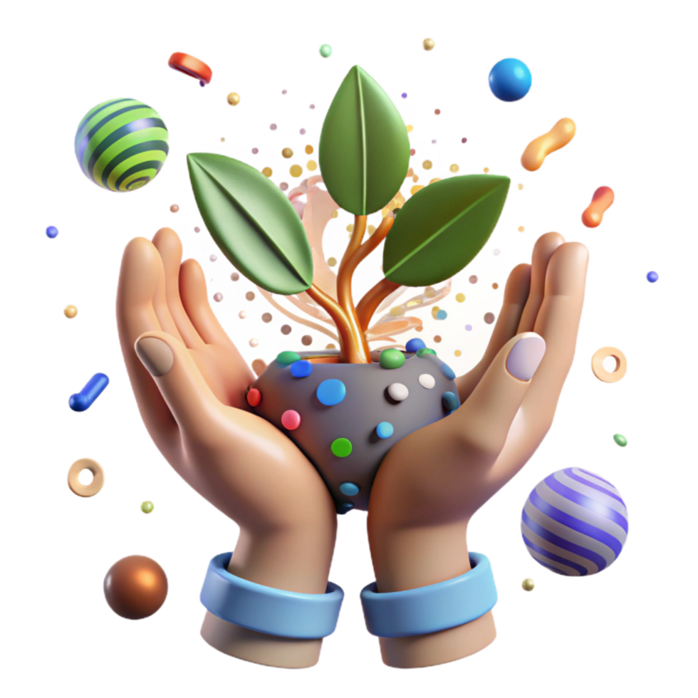 extraordinary classic Preservation Concept Hands Holding Sapling Transparent Background high quality png