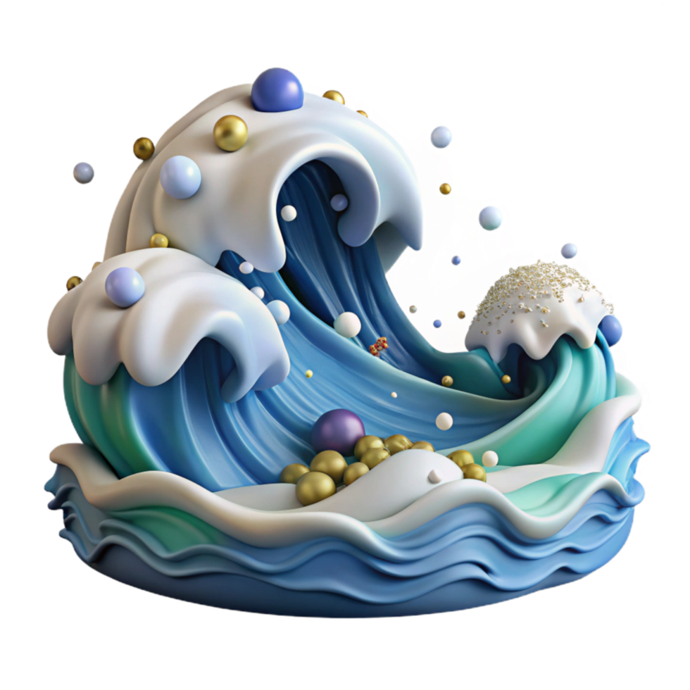 wonderful contemporary Ocean Waves Crashing on Shore Dynamic Angle Cutout genuine png