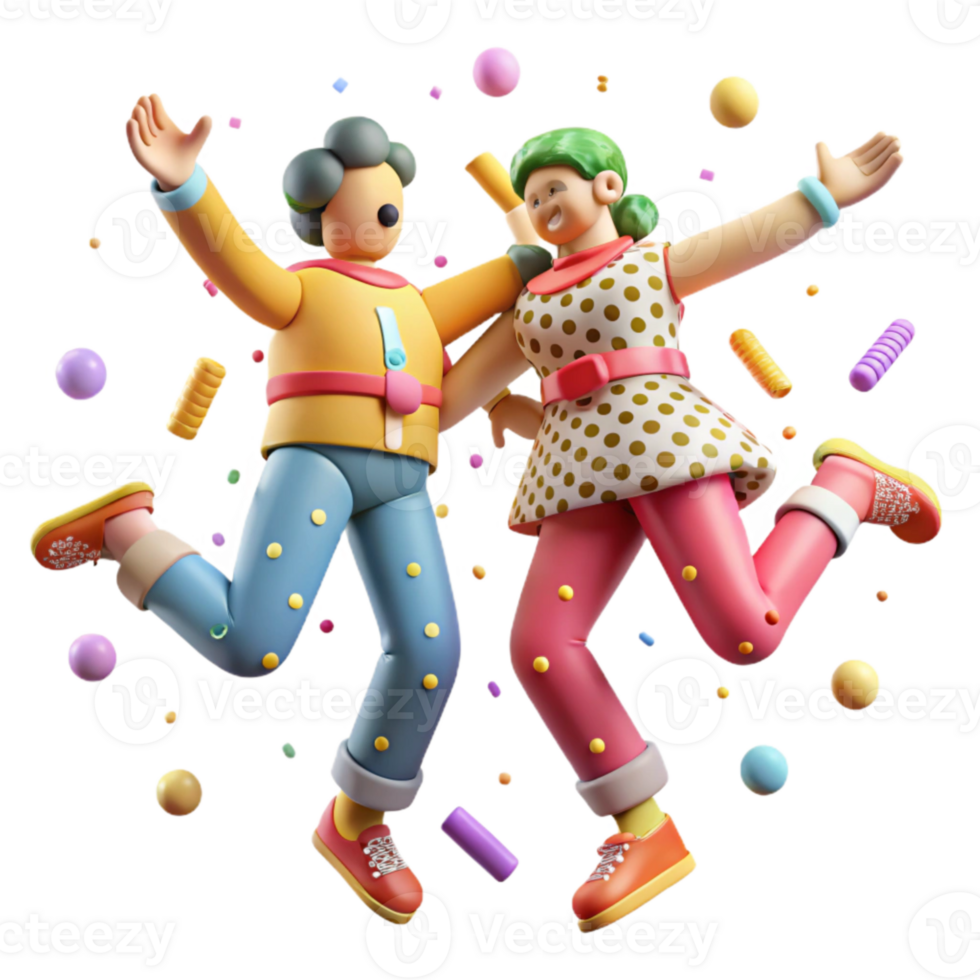 wonderful contemporary Polka Dancers Linked Arms Cutout Festive Celebration png