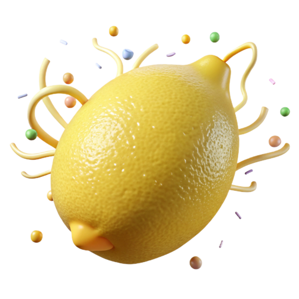 serene traditional Pale Yellow Lemon Zest Closeup Isolated high resolution png