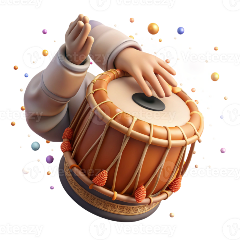 stunning minimalist Indian Tabla Player Close Up Hand Position Transparent premium png
