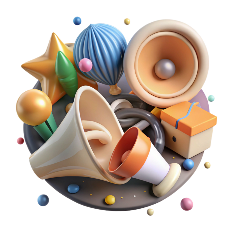 beautiful artistic Noise Pollution Impact on Sleep Transparent Background detailed png