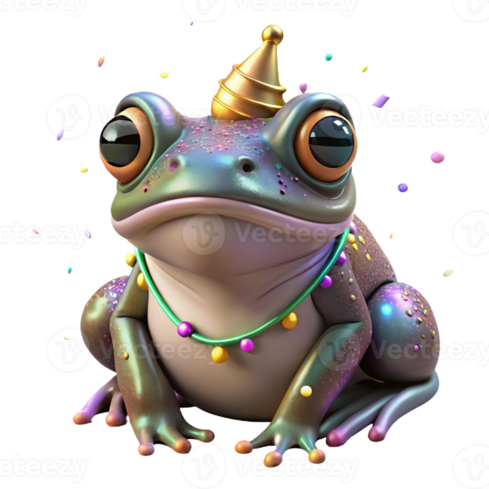 stunning rustic Nocturnal Frog Blinded by Artificial Light Isolated authentic png