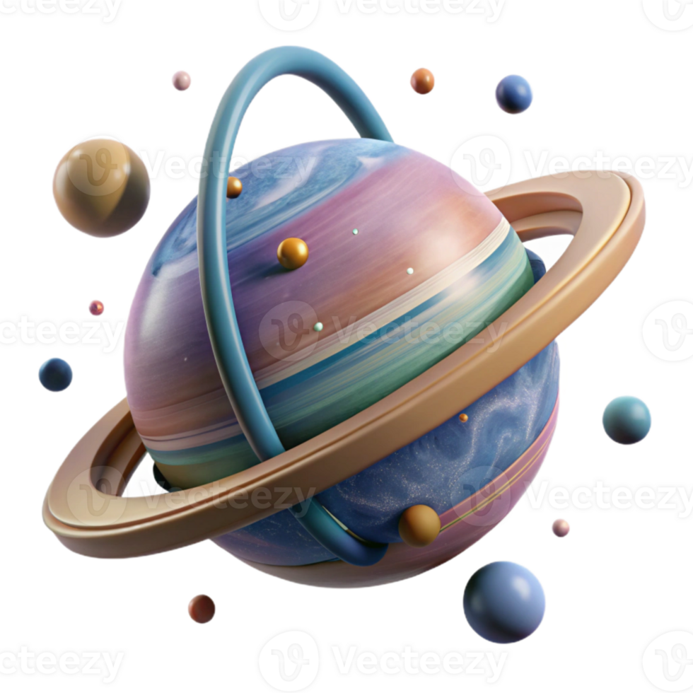 wonderful abstract Planet Rotation Animation Cutout with Spinning Motion authentic png