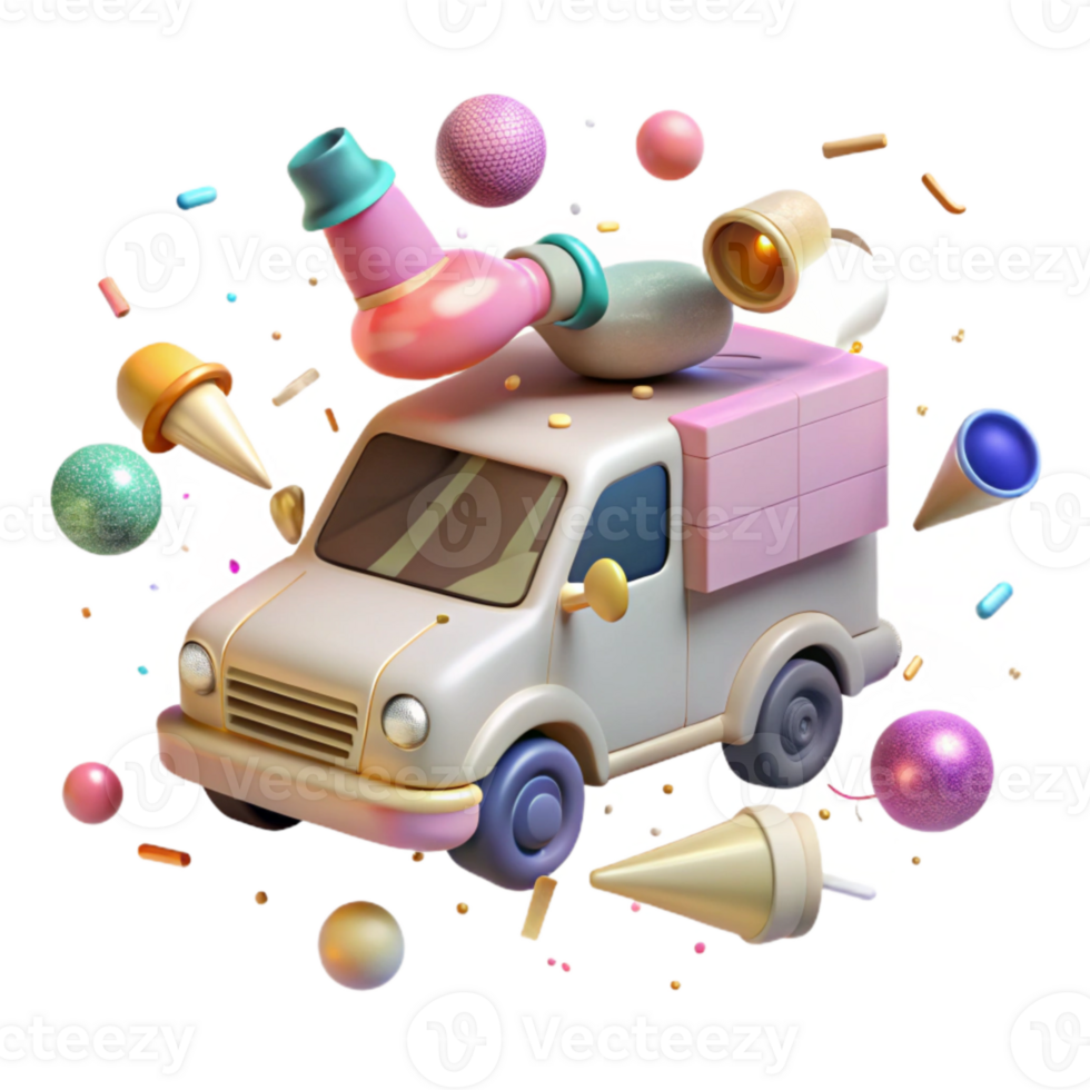 serene artistic Noise Pollution From Transportation Vehicles Transparent Background high resolution png