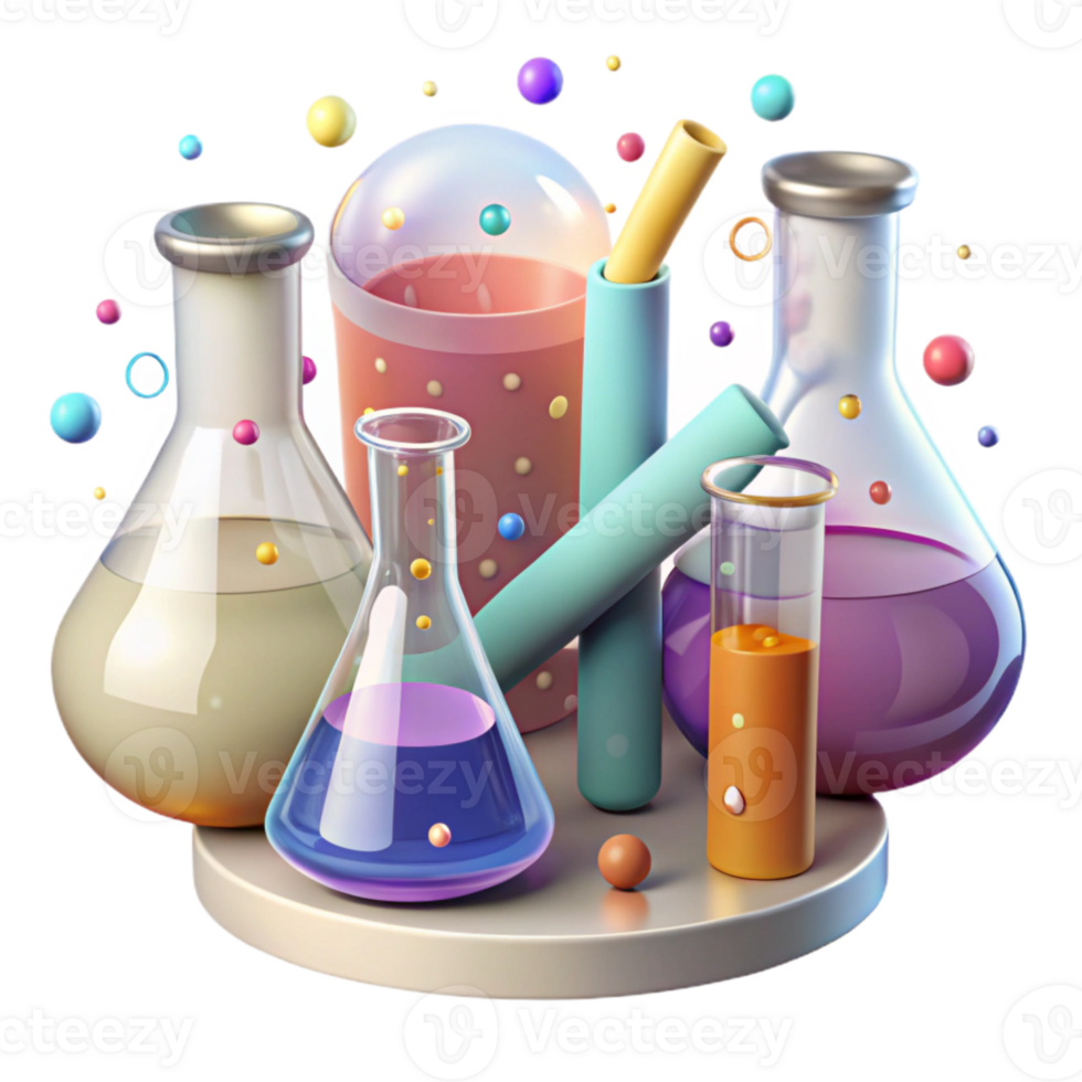 extraordinary contemporary Laboratory Glassware Test Tubes Beakers Transparent Background original png